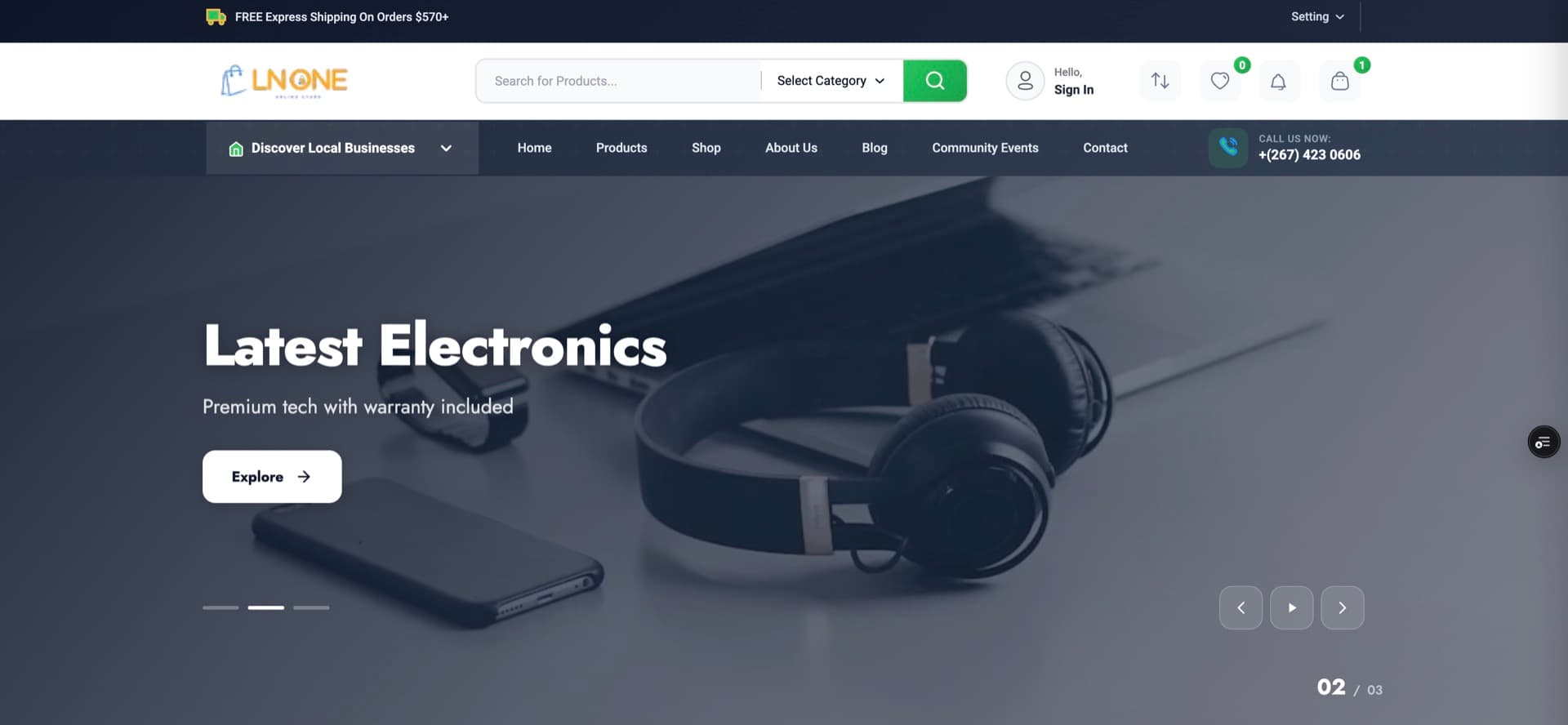 Electronics Store Platform